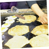 MERRYHAPY 1 Set Pancake Fruit Tool Dough Spreader Oil Brush for Cooking Dough Baking Scraper Crepe Spreader Stick Bbq Oil Mop Pancake Grease Brush Bbq Oil Brush Crepe Spreader Tool Cloth MERRYHAPY