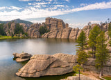 Noah Jigsaw Puzzle View of Sylvan Lake in Custer State Park, South Dakota 1000 Pieces WoodArtSupply