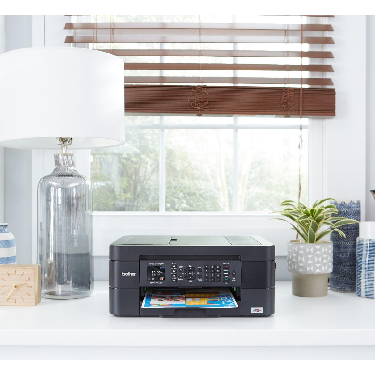 Brother MFC-J497DW Inkjet Multifunction Printer - Color - Plain Paper Print - Desktop Brother