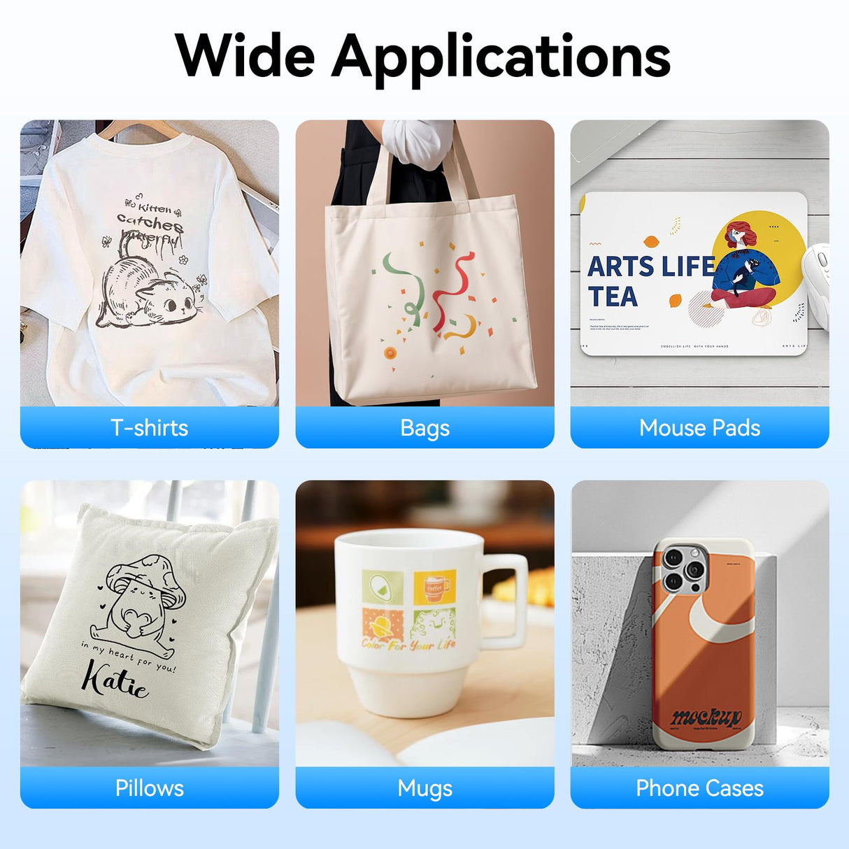 16 x 24 Heat Press Machine, Digitally Controlled Heat Press Transfer Printer, Digital T Shirt Sublimation Machine, Clamshell Design Heat Press, LCD Display for DIY T Shirts, Clothes, Pillows. Gosangom