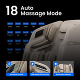 AmaMedic 3D Astoria | Full Body Massage Chair l Intelligent Voice Control | Touchscreen Controller | Heating Therapy l Zero Gravity Reclining l Bluetooth Speakers (Taupe) AmaMedic