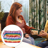 FREEBLOSS 12 Set DIY Basket Weaving Kit Rectangular Raffia Ribbon Basket Creative Woven Bowls for Adults Paper Basket Making Kit for Students Arts and Crafts Projects Basket Activities FREEBLOSS