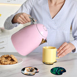 40 PCS Sublimation Blank Car Coasters, 2.75 in Circular Opening for Thermal Sublimation DIY Crafts,Car Coasters. NEOACT