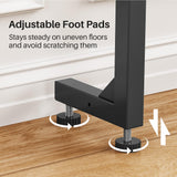 Kitstorack 2-Pack Narrow Console Table with Adjustable Height (25"-33") & Power Outlets, Rustic Brown Sofa Table for Behind Couch or Wall, 79" Long with 4.9ft Cord Kitstorack