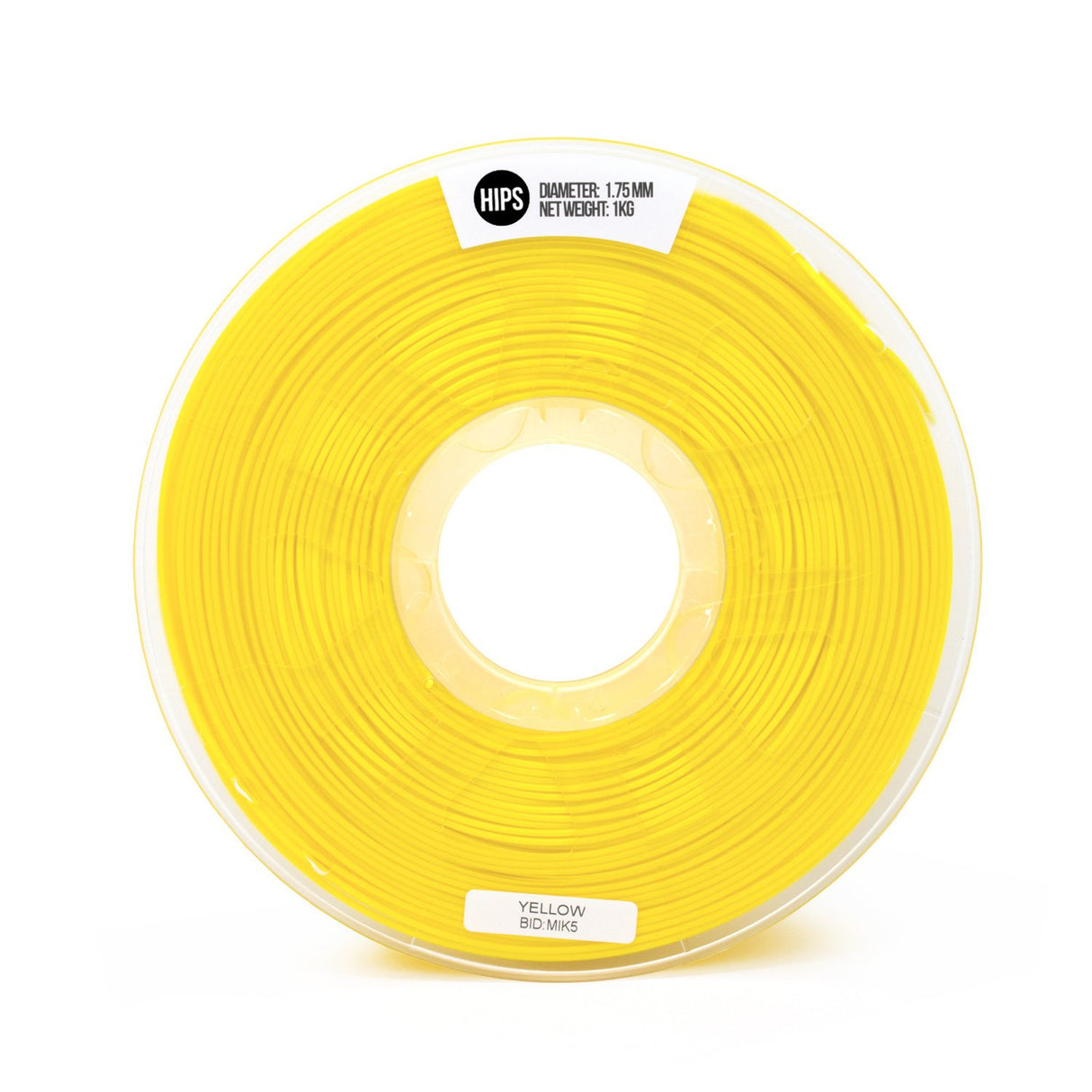 Gizmo Dorks 1.75mm HIPS Filament 1kg / 2.2lb for 3D Printers, Yellow Gizmo Dorks