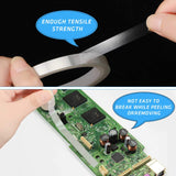 2 Pieces 108 ft Clear Heat Tape for Sublimation Heat Press Tape Heat Transfer Tape High Resistant Temperature Tape Thermal Tape for Electronics Printing Circuit Board Heat Transfer Vinyl (20 mm) Zonon