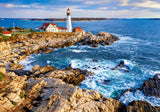 CASTORLAND 500 Piece Jigsaw Puzzle, Sunrise Over Cape Elizabeth, Sea Puzzle, Seashore, USA, Adult Puzzle, Castorland B-53667 Castorland