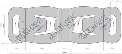 Subli-Box Cardboard Sublimation Blister for Mugs Pack 20 Units by Subli-Cloth Design