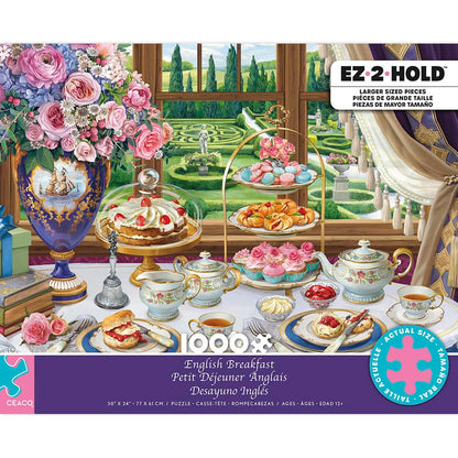 Ceaco - English Breakfast - 1000 Oversized Piece Jigsaw Puzzle