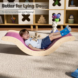 bbgroundgrm Pikler Triangle Set Climber 5 in 1, Toddler Climbing Toys Indoor Folding with Ramp & Arch & Mat for Montessori Play Gym for Toddlers and Kids (Natural)(99" Wx21 Dx23 H) bbgroundgrm