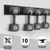 Garage Garden Tool Storage Rack Organizer Wall Mount, Yard Shovel Rack Holder Organization, Heavy-Duty Extra Width Panels for Hanging Landscaping Equipment,Ladders,Sport Gears,Hoses,Lawn Trimmer SMARTOLOGY