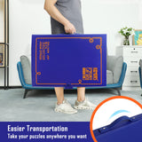 HXMARS Puzzle Storage Folder for 1000-Pieces: Large Capacity Jigsaw Puzzles Organizer Portable with 20 Pockets, Dustproof & Protective Puzzle Accessory HXMARS