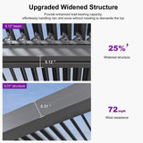 PURPLE LEAF Louvered Pergola 10' x 13' Outdoor Full Aluminum Pergola with Adjustable Rainproof Roof Modern Retractable Patio Hardtop Gazebo for Deck Backyard Garden Slate Grey PURPLE LEAF