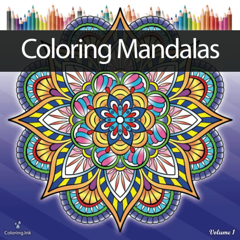 Coloring Mandalas: An Adult Coloring Book with 66 Detailed Mandala Patterns for Stress Relief and Relaxation WoodArtSupply
