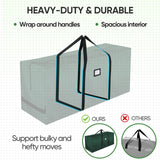 BALEINE 7.5 ft Extra Large Christmas Tree Storage Bag With Reinforced Handles and Dual Zippers for Wide Opening (Green) BALEINE