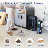 EyeVac Pro Touchless Vacuum Automatic Dustpan - Ultra Fast & Powerful - Great for Sweeping Salon Pet Hair Food Dirt Kitchen, Corded Canister Vacuum, Bagless, Automatic Sensors, 1400 Watt (Black) EYE-VAC