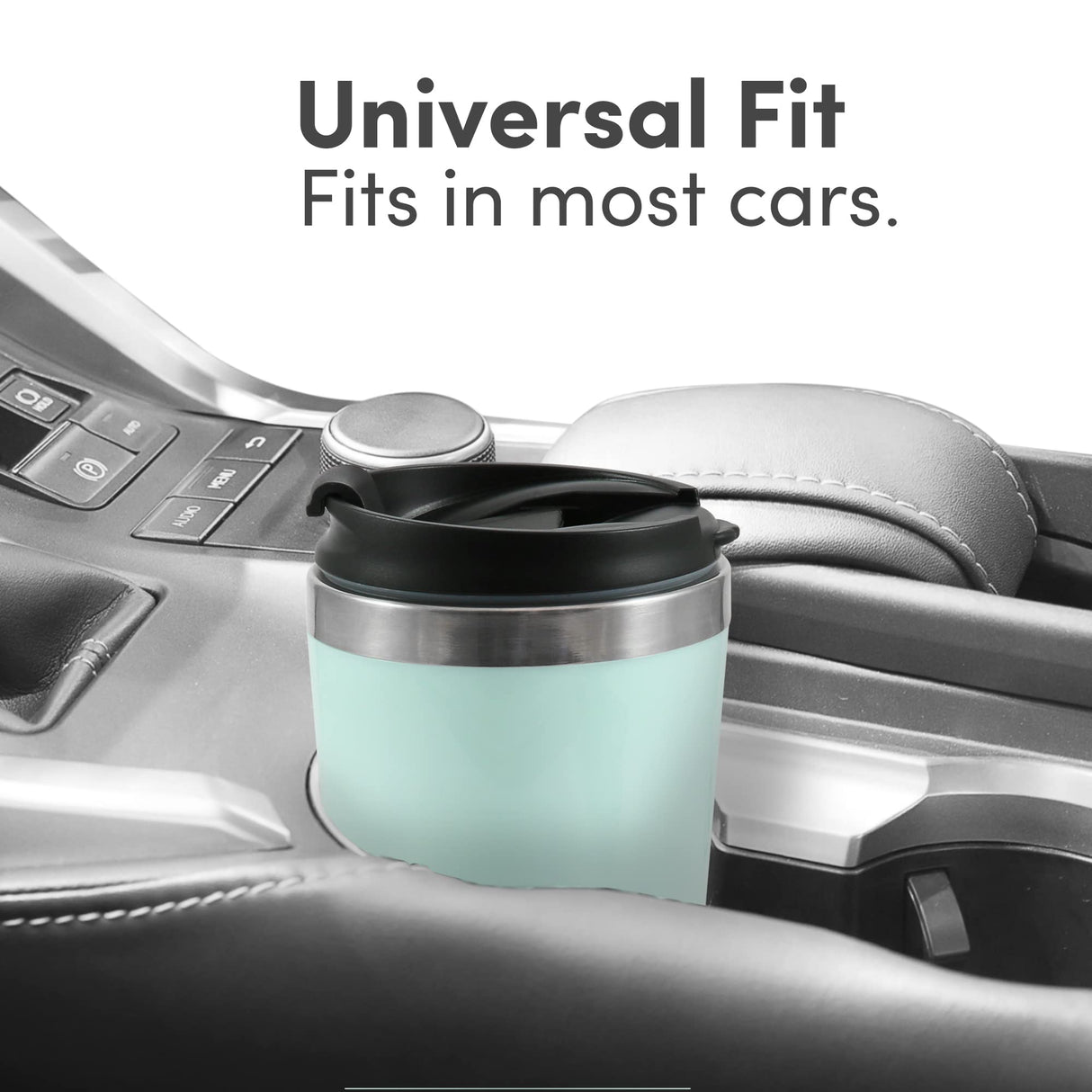 Elite Gourmet EHC113M Personal Single-Serve Compact Coffee Maker Brewer Includes 14Oz. Stainless Steel Interior Thermal Travel Mug, Compatible with Coffee Grounds, Reusable Filter, Mint Elite Gourmet