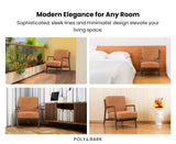 POLY & BARK Verity Lounge Chair, Cognac Tan POLY & BARK