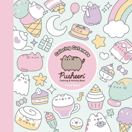 Coloring Cuteness: A Pusheen Coloring & Activity Book (A Pusheen Book) WoodArtSupply