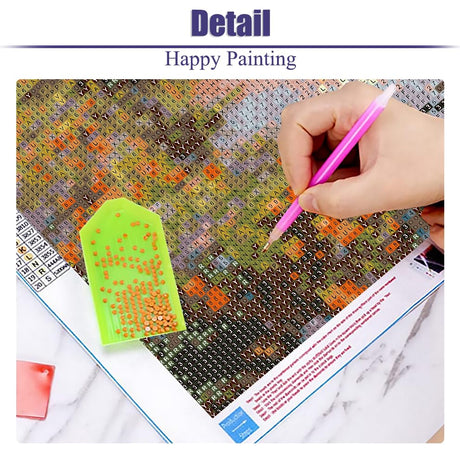 Eiazuiks Diamond Painting Kits for Adults, Sunset 5D DIY Diamond Art Kits Full Drill Diamond Dots for Gift Wall Decor and Relaxation Gem Arts 12x16 inch Eiazuiks