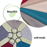 ChasingMoon Waterproof Sun Shade Sail, 10' x 15' Turquoise Rectangle UV Block Outdoor Sunshade, for Backyard, Deck, Patio, Garden, Outdoor Activities (We Make Custom Sizes) CHASING MOON