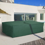 Outsunny 97" x 65" x 26" Heavy Duty Outdoor Sectional Sofa Cover, Waterproof Patio Furniture Cover for Weather Protection, Dark Green Outsunny