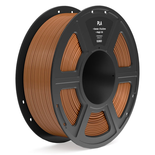 ELEGOO PLA Filament 1.75mm Brown 1KG, 3D Printer Filament Dimensional Accuracy +/- 0.02mm, 1kg Spool(2.2lbs) Fit Most FDM 3D Printers