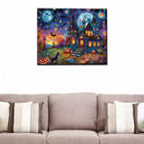 Tucocoo Day of The Dead Pumpkin Head Halloween Paint by Number for Adults DIY Oil Painting by Numbers Set for Beginner Gifts for Men Women Wall Art Abstract Home Wall Decor 16x20Inch Frameless Tucocoo