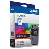Brother Genuine LC401XLBK High Yield Black Ink Cartridge Brother