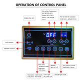 Kanlanth 1 to 2 Person Infrared Sauna, Hemlock Wood Low EMF FAR Infrared Sauna for Home, 1,350watt, Indoor Saunas with Bluetooth, LCD, LED Kanlanth