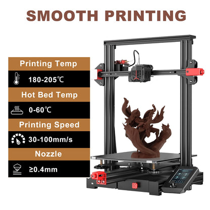 LOVOON Wood PLA Filament 1.75MM, Wood 3D Printer Filament, 3D Printing Filament, Most FDM 3D Printers and 3D pens are Compatible, Real Wood Texture, Wood Walnut,1kg(2.2lb)/Spool - WoodArtSupply