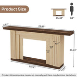 Tribesigns Unique Farmhouse Console Table, 71-Inch Wood Entryway Table with Robust Load-Bearing, Modern Sofa Table Entrance Foyer Accent Table for Living Room, Bedroom, and Hallway Tribesigns