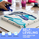 Teexpert Epoxy Resin 2 Gallon Kit, Pure Glossy Crystal Clear Resin Epoxy with Pump, Casting Resin Bubble Free Anti Yellowing, Art Resin Epoxy Resin for Jewelry Making, Table Top, Wood & Art Crafts Teexpert