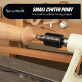 Savannah Heavy Duty Dual Bearing Live Center For Woodworking Lathes and Large or Small Wood Turning Projects. Ultra Smooth Live Center Performance with Minimal Play for MT2 Lathes Savannah