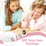 SPOKKI 180 Pieces Sublimation Keychain Blanks Bulk, Double Side Heat Transfer Sublimation Ornament Blanks Blanks, 60 Sets Keychain Rings and Jump Rings for DIY Keychain Crafting (Round) SPOKKI