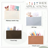 Reginary 10 Pack Canvas Makeup Bags Bulk for Women Multi Color Cosmetics Bag Travel Toiletry Bag Pencil Pouch Multiple Blank Makeup Bags with Zipper Mom Gift for Christmas(Macaron Color) Reginary