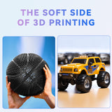 Creality TPU Filament Black, Flexible 3D Printer Filament 1.75mm for Airless Basketball, 95A Shore Hardness Good Layer Bonding Performance Dimensional Accuracy +/- 0.03 mm for Most FDM 3D Printers,1kg Creality