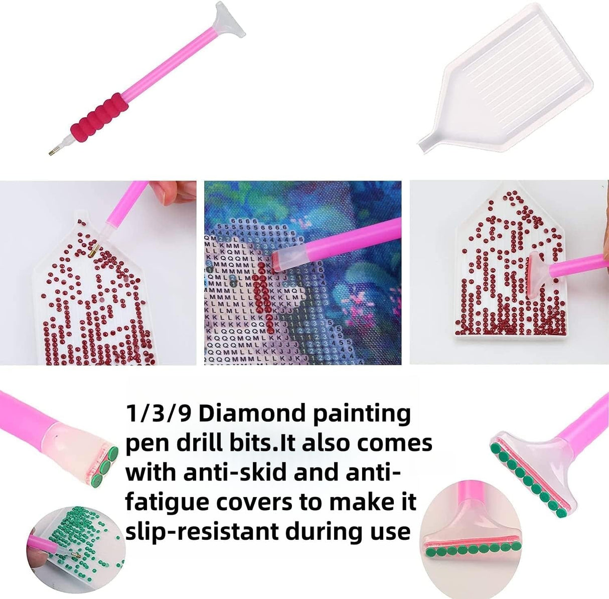 HKLIOPU Diamond Art Kits for Adults-Magic Books Diamond Painting Kits for Adults Beginners,5D DIY Full Drill Round Rhinestone Gem Art Crafts Paintings for Home Wall Decor 12"x12" HKLIOPU