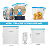 YOUSU Filament Storage Bags Vacuum Kit, Cleaning Drying Sealed 16 Bags with Two Sizes for 3D Printer Filament with Automatic Pumps/Desiccants/Humidity Indicator Cards/Clips Yousu