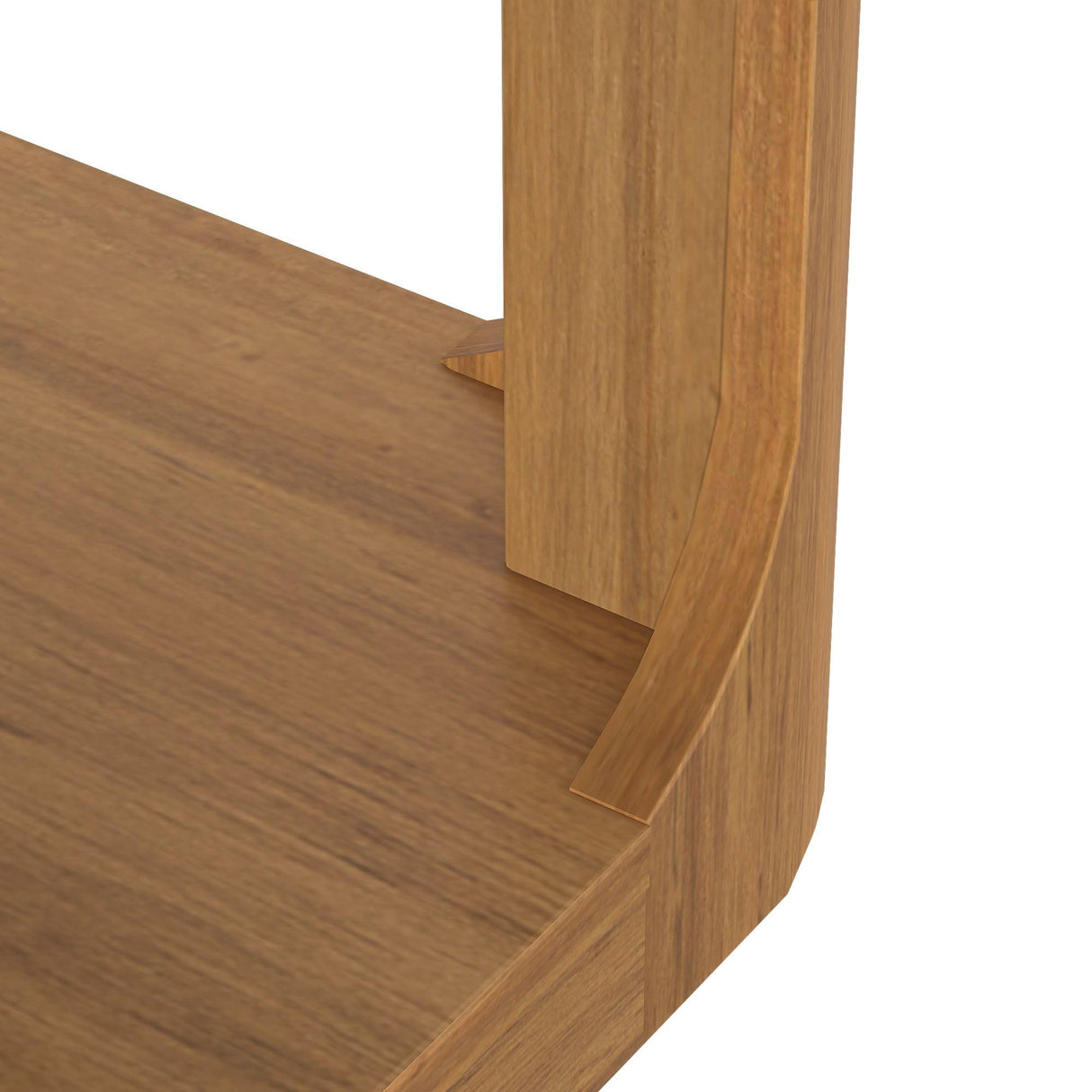 Plank+Beam Forma Coffee Table, Solid Wood 36 Inch Modern Coffee Table with Shelf, Contemporary Center Table with Storage Space, Square Tea Table with Storage, Pecan Plank+Beam