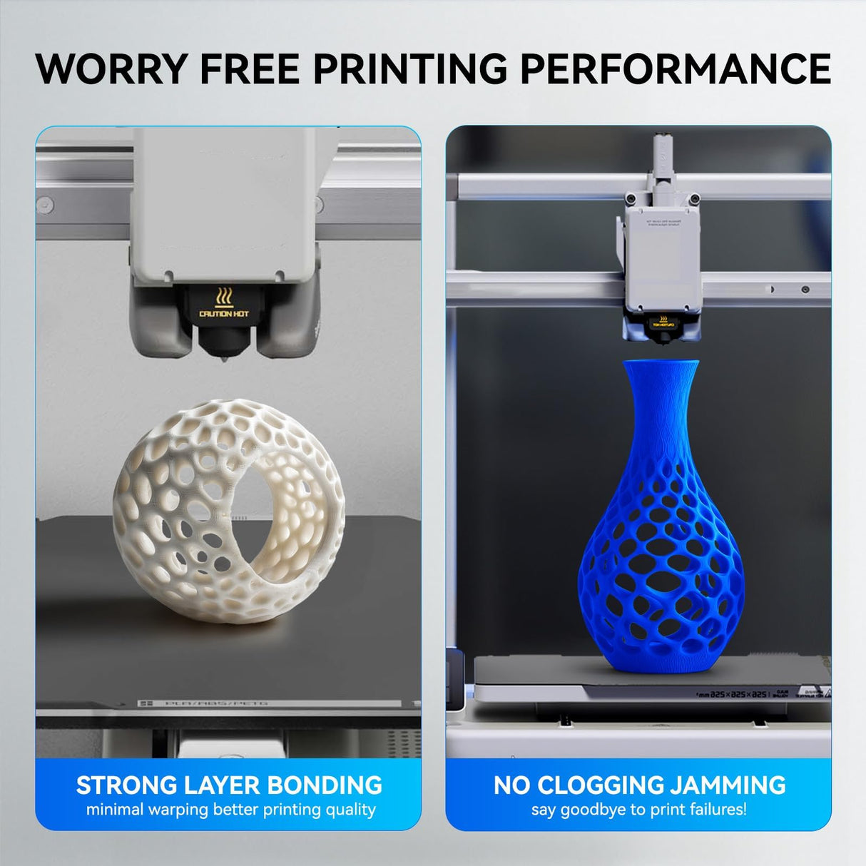 JAYO TPU 3D Printer Filament Bundle, 95A Flexible Soft TPU Filament 1.75mm, 250g Spool, 4 Rolls, 1kg in Total, Green+Orange+Red+Blue JAYO