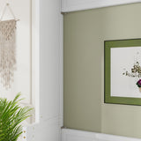 LUMISOL Queen Size Solid Wood Murphy Bed with Desk, Space Saving Hidden Wall Bed, Wall Bed Cabinet with Gas Struts, White LUMISOL