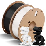 ANYCUBIC High Speed 3D Printer Filament 1.75mm Bundle, Rapid PLA Filament with High Prints Quality, Dimensional Accuracy +/- 0.02mm, Print with Most FDM 3D Printers, 1KG Spool, 2KG Black+White ANYCUBIC