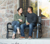 Lifetime 60276 Glider Bench, Harbor Gray Lifetime