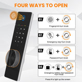 Omethey 53.15" Wall Safe Between the Studs, Biometric Fingerprint Hidden Safe with Dual Alarm System and Silent Mode, Wall Gun Safe with 3 Adjustable Shelves and Magnetic Slot (Black-Fingerprint) Omethey