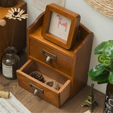 QoTang Floating Nightstand Shelf with Drawer Rustic Wood Floating Wall Drawers Bedside Shelf Wall Mounted Nightstand Floating Shelf for Living Room Bedroom Bed Side Table Night Stand Storage Display QoTang