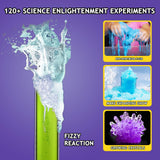 Greek Science My First Chemistry Science Kit with 120+ Experiments for Kids Age 8-10-12-14, Christmas Birthday Gifts for Boys Girls, Chemistry Set STEM Educational Learning Projects Scientist Toys Greek Science