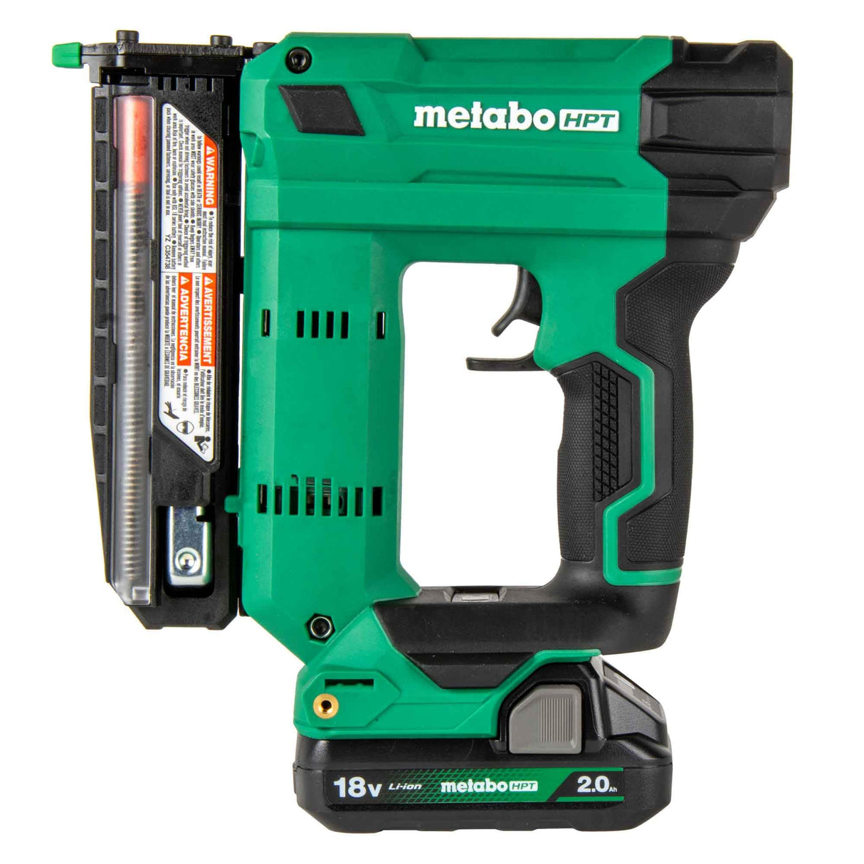 Metabo HPT 18V MultiVolt™ Cordless 23-Gauge Pin Nailer Kit | Includes Battery and Charger | Double Trigger for Maximum Safety | One Piece Nose Structure | Dry Fire Lockout | NP1835DA Metabo HPT