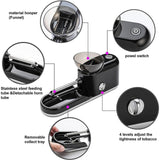 SINBAISHUNYYT The Za Machine, Lorivu Automatic Roller, Electric Pre Roll Machine, Electric Joint Weed Roller, Automatic Cone Loader Filler(Gold) SINBAISHUNYYT