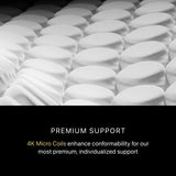 Beautyrest Black Series Four Apex Top Plush 16" King Hybrid Mattress, Cooling Tech, Contouring Comfort, Individualized Support, CertiPUR-US, 100-Night Sleep Trial, 10-Year Limited Warranty Beautyrest